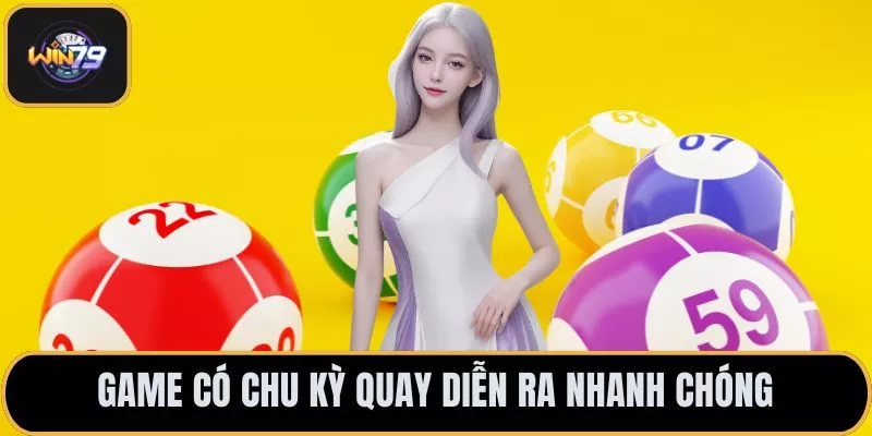 Game có chu kỳ quay diễn ra nhanh chóng
