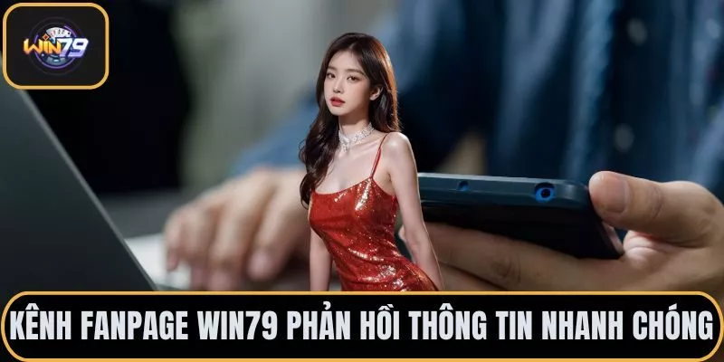 Kênh fanpage Win79 phản hồi thông tin nhanh chóng