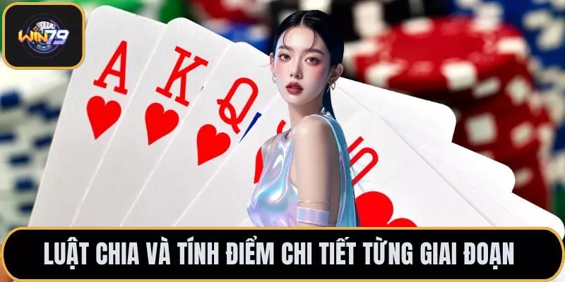 Luật chia và tính điểm chi tiết từng giai đoạn trong bài Ba Cây
